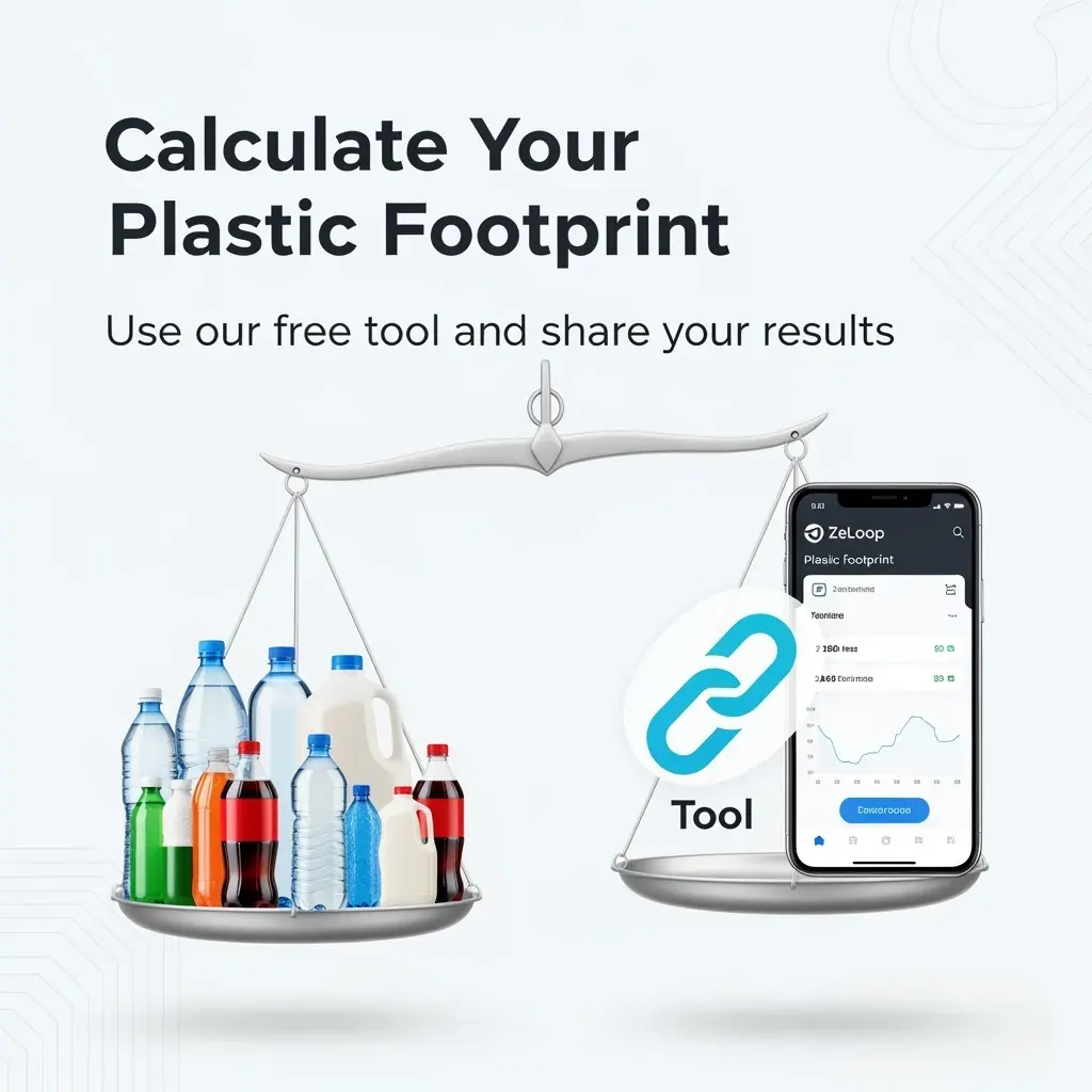 Keyboard key labeled GREENWASHING beside a marker, hinting at misleading claims in plastic footprint and ESG reporting